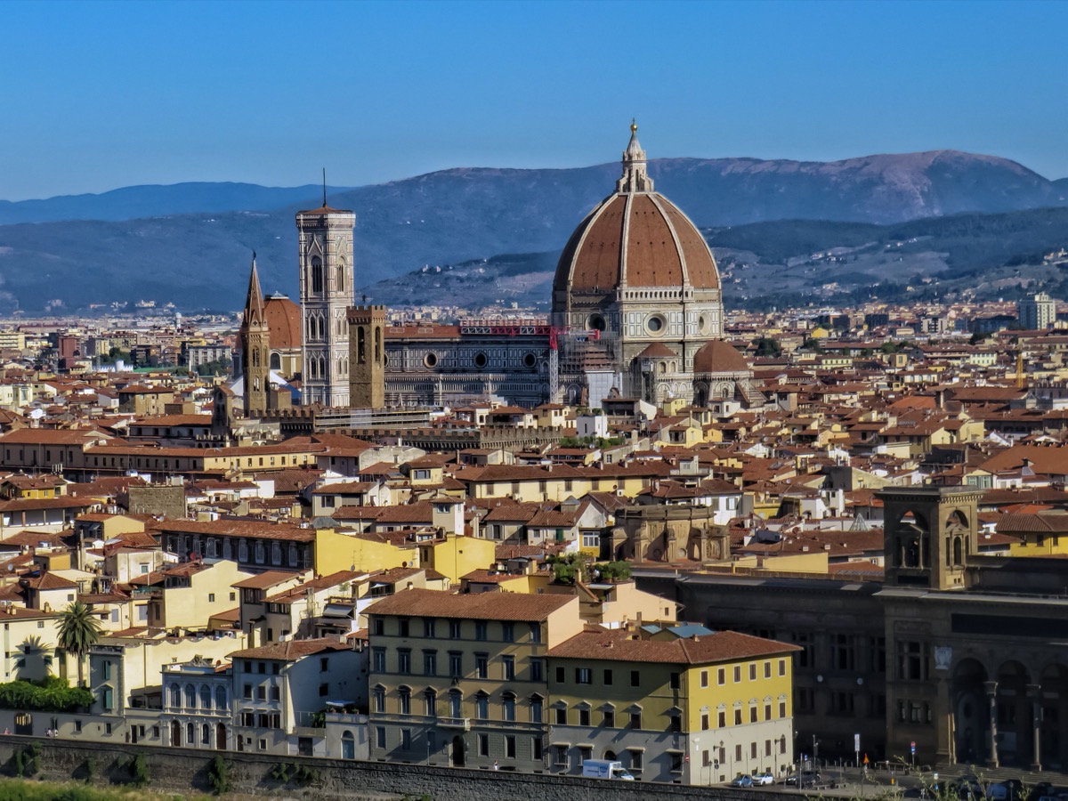 Panorama of Florence from Piazzale Michelangelo